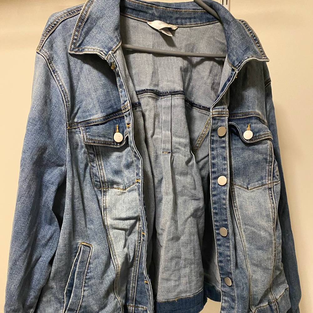 CJ Banks Jean Jacket, NWOT, 3x